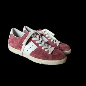 ECCO Street Lite Retro Sneaker in Morillo/White suede size 37